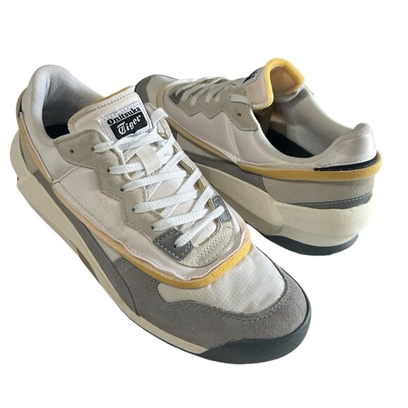 Asics Onitsuka Tiger Admix Runner 300 Men's Size 10 White Gray 1183B357 - Picture 3 of 14